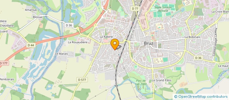 localisation de l'entreprise SCI DU BAS LAUNAY  BRUZ