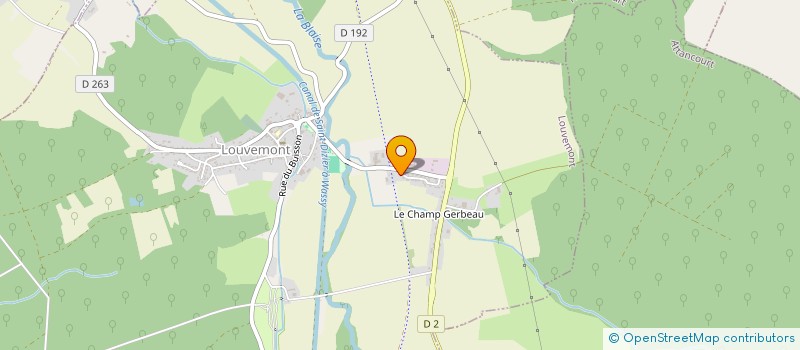 localisation de l'entreprise SCI DU BAS LOUVEMONT à LOUVEMONT