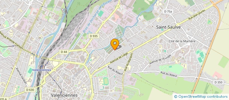 localisation de l'entreprise SCI DU BAS MARAIS  VALENCIENNES