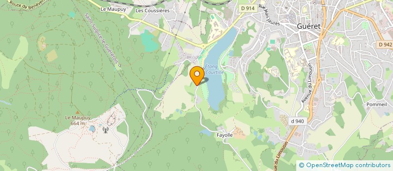 localisation de l'entreprise SCI DU BAS MAUPUY à SAINT-SULPICE-LE-GUERETOIS