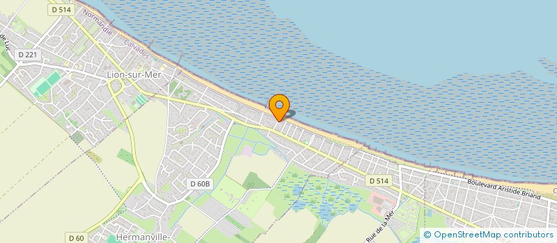 localisation de l'entreprise SCI DU BAS MESNIL à HERMANVILLE-SUR-MER