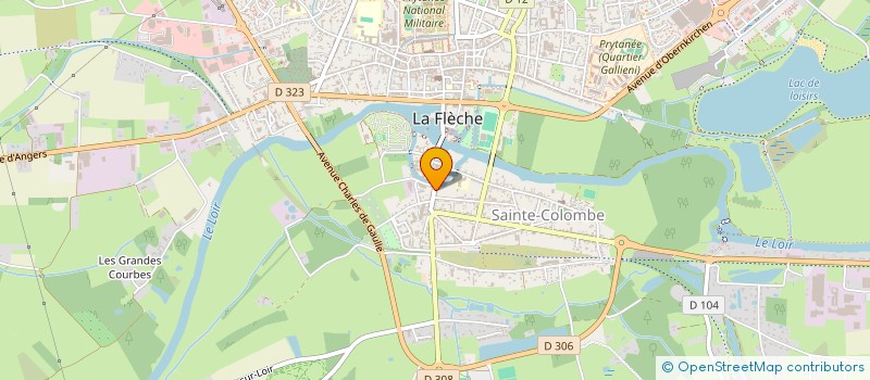 localisation de l'entreprise SCI DU BAS-RHIN à LA FLECHE