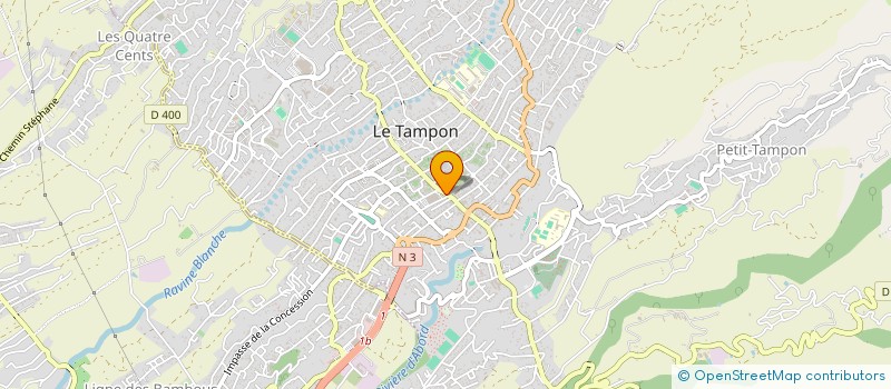 localisation de l'entreprise SCI DU BASBEAU  LE TAMPON