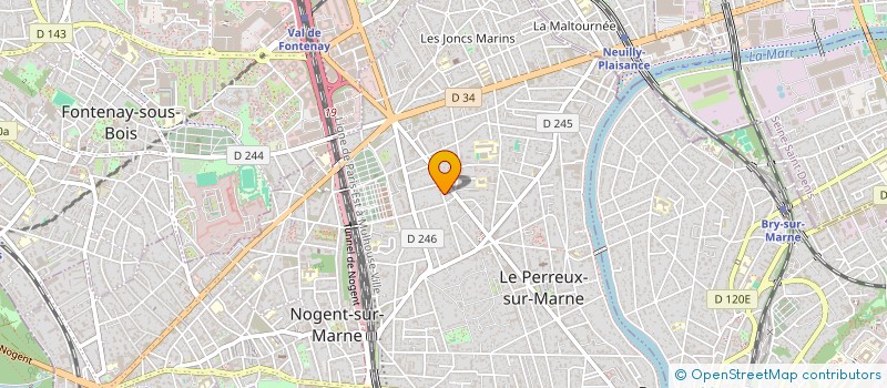 localisation de l'entreprise SCI DU BASCH à LE PERREUX-SUR-MARNE