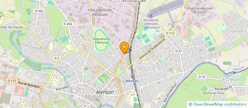 localisation de l'entreprise SCI DU BASINGSTOKE à ALENCON