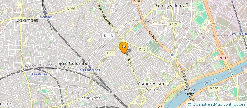 localisation de l'entreprise SCI DU BASSEL  ASNIERES-SUR-SEINE