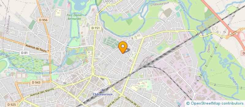 localisation de l'entreprise SCI DU BASSET à CHATEAUROUX