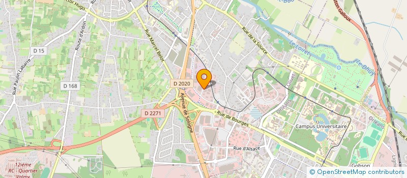 localisation de l'entreprise SCI DU BASSIN 18 à OLIVET