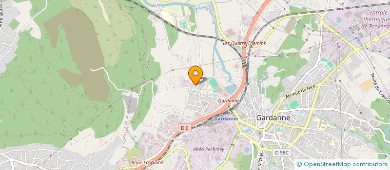 localisation de l'entreprise SCI DU BASSIN à GARDANNE