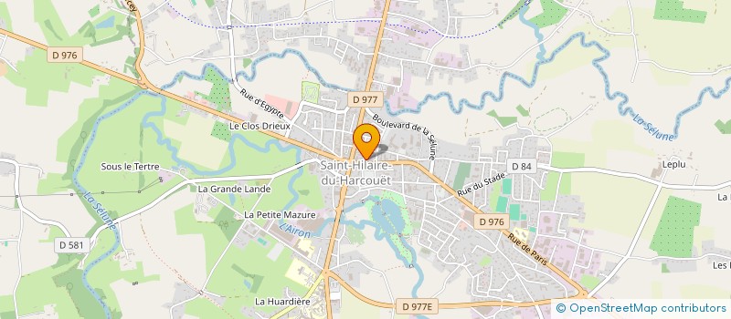 localisation de l'entreprise SCI DU BASSIN  SAINT-HILAIRE-DU-HARCOUET