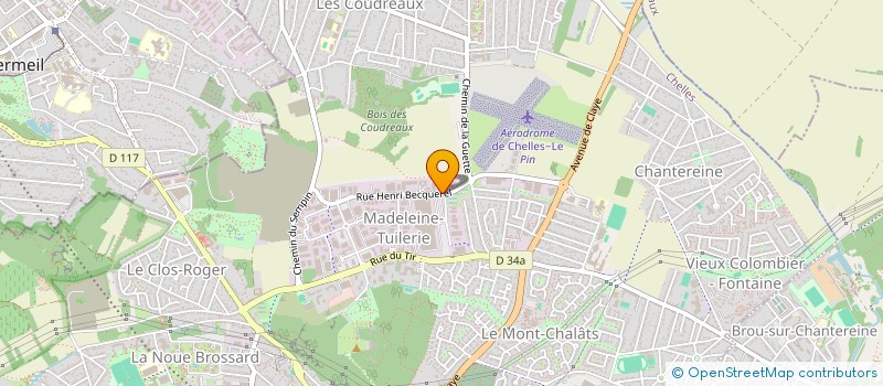 localisation de l'entreprise SCI DU BASSIN  CHELLES