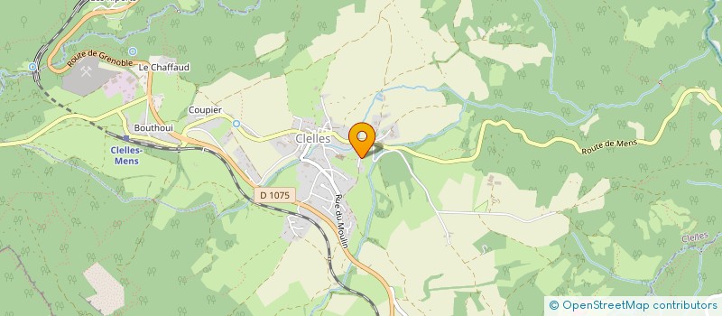 localisation de l'entreprise SCI DU BASSIN  CLELLES