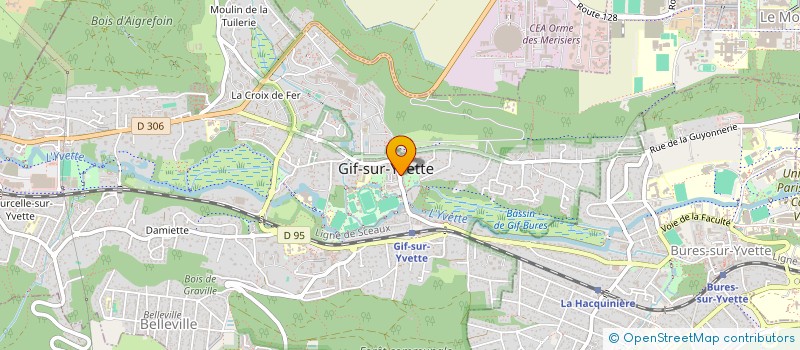 localisation de l'entreprise SCI DU BASSIN DE BURES à GIF-SUR-YVETTE