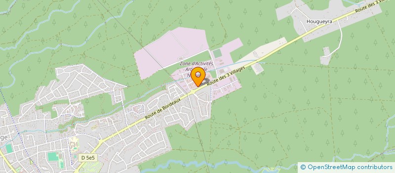 localisation de l'entreprise SCI DU BASSIN DLAF  AUDENGE