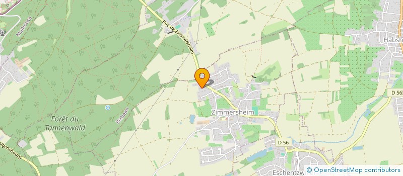 localisation de l'entreprise SCI DU BASSIN POTASSIQUE  ZIMMERSHEIM