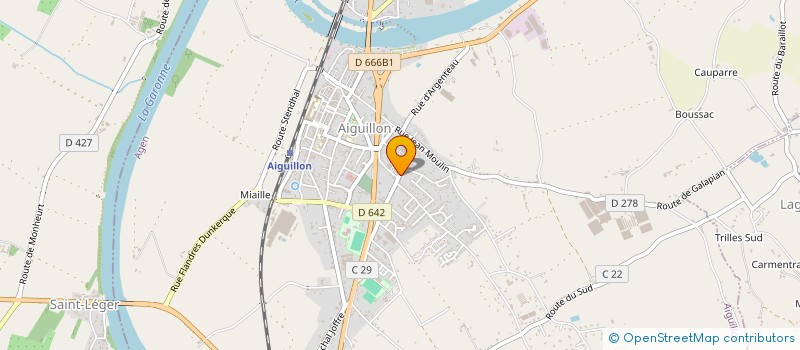 localisation de l'entreprise SCI DU BASTIER à AIGUILLON