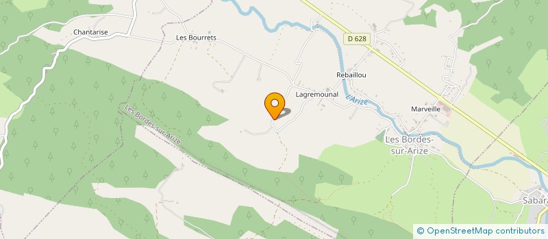 localisation de l'entreprise SCI DU BASTION à LES BORDES-SUR-ARIZE