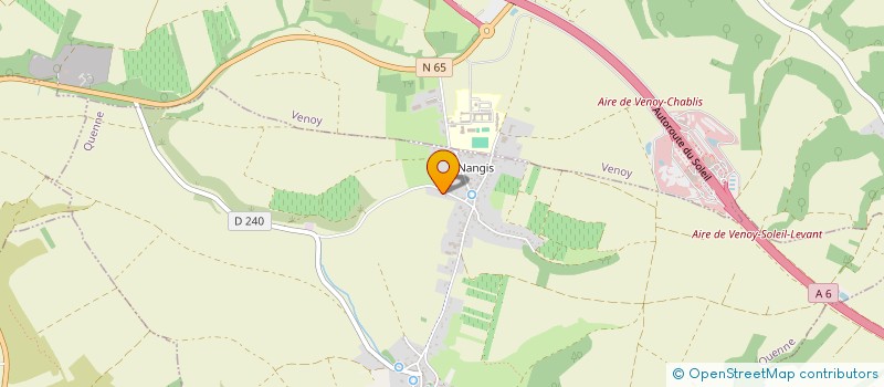 localisation de l'entreprise SCI DU BAT D'ANE  QUENNE