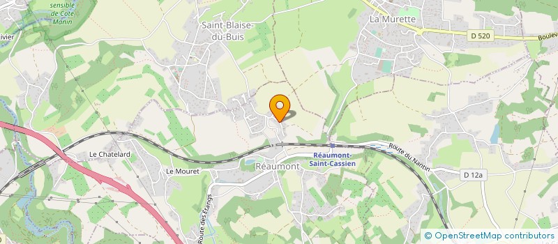 localisation de l'entreprise SCI DU BAYARD  REAUMONT