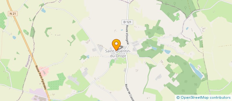 localisation de l'entreprise SCI DU BAYON  CASTILLONNES