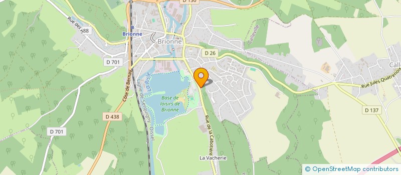 localisation de l'entreprise SCI DU BD DE LA REPUBLIQUE  BRIONNE