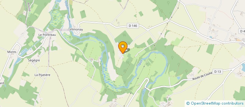 localisation de l'entreprise SCI DU BE  SOMMIERES-DU-CLAIN