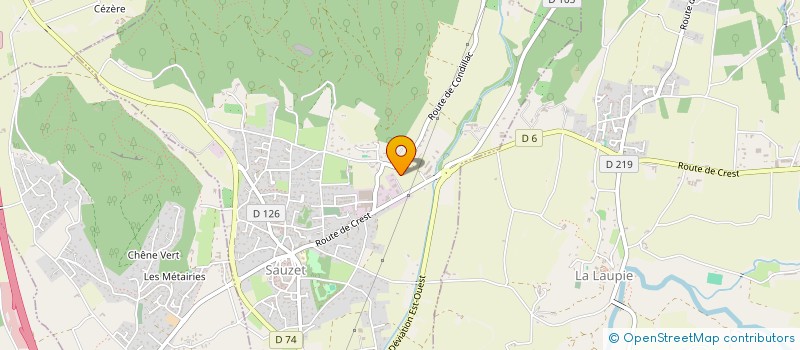 localisation de l'entreprise SCI DU BEAL  MONTBOUCHER-SUR-JABRON