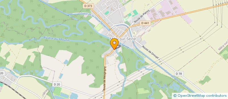 localisation de l'entreprise SCI DU BEAL  MERY-SUR-SEINE