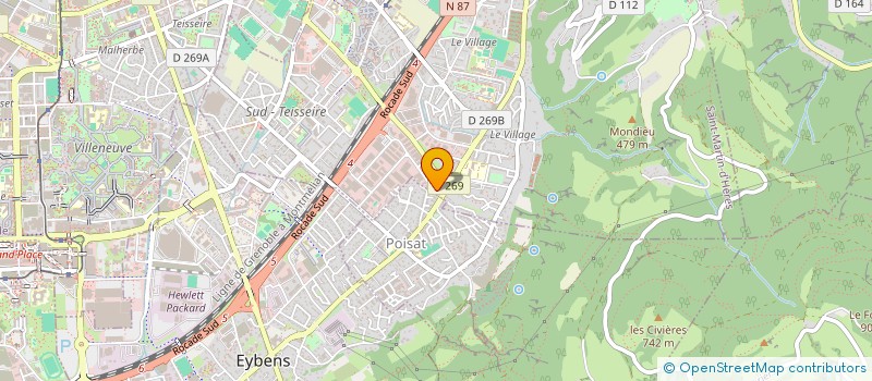 localisation de l'entreprise SCI DU BEAL  SAINT-MARTIN-D'HERES