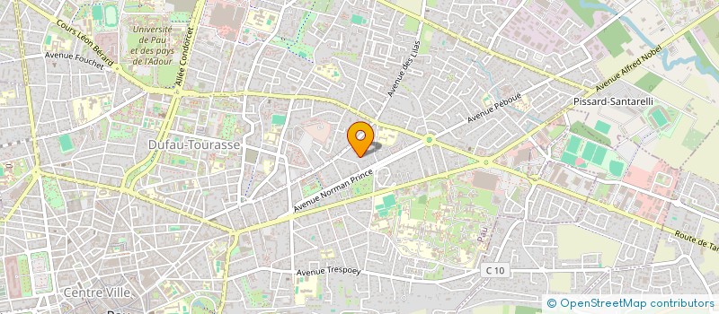 localisation de l'entreprise SCI DU BEARN à PAU