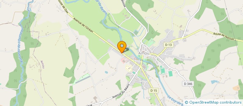 localisation de l'entreprise SCI DU BEARN à AMOU