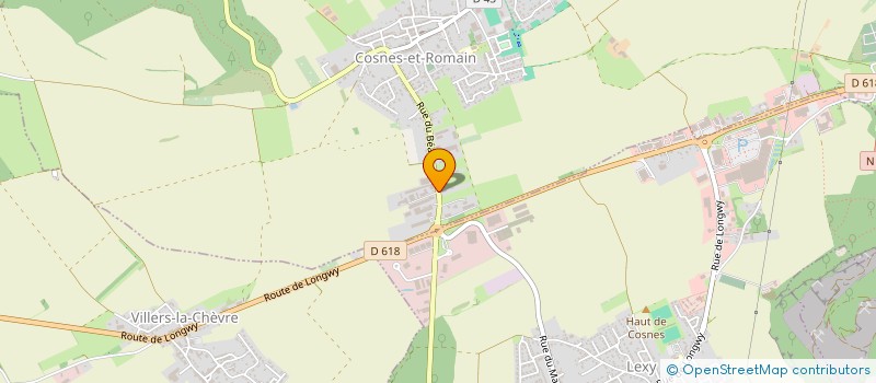 localisation de l'entreprise SCI DU BEARN  COSNES-ET-ROMAIN