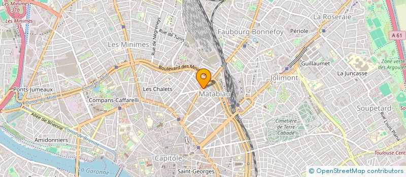 localisation de l'entreprise SCI DU BEARNAIS  TOULOUSE