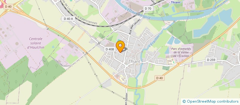 localisation de l'entreprise SCI DU BEART  THIANT