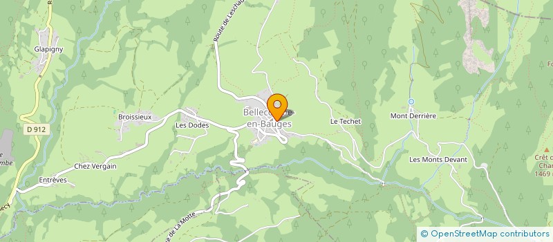 localisation de l'entreprise SCI DU BEAU BOIS  BELLECOMBE-EN-BAUGES