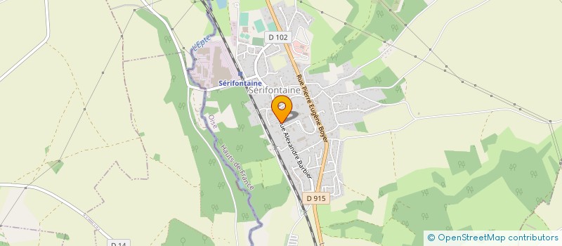 localisation de l'entreprise SCI DU BEAU JARDIN  SERIFONTAINE