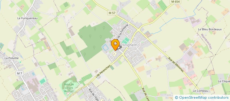 localisation de l'entreprise SCI DU BEAU RANG  VERLINGHEM