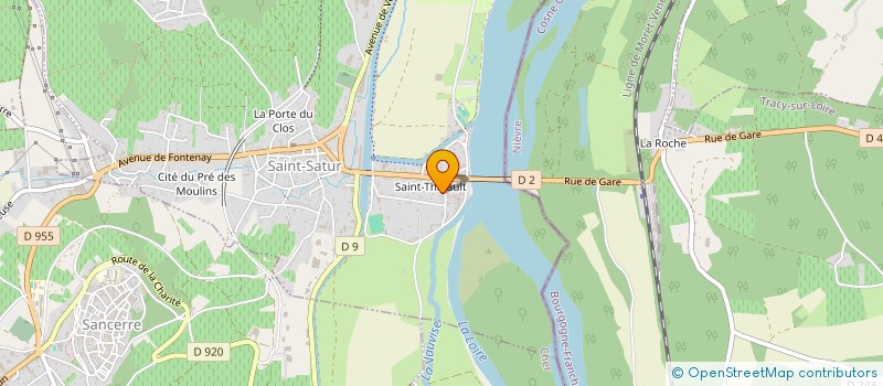 localisation de l'entreprise SCI DU BEAU RIVAGE  SAINT-SATUR