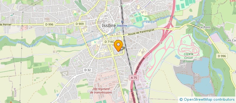 localisation de l'entreprise SCI DU BEAU SITE  ISSOIRE