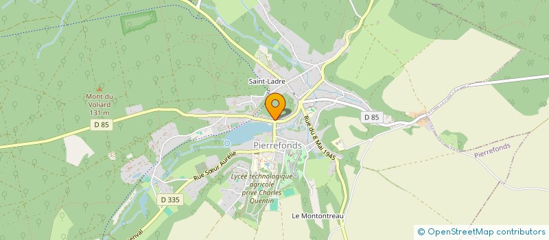 localisation de l'entreprise SCI DU BEAUDON  PIERREFONDS