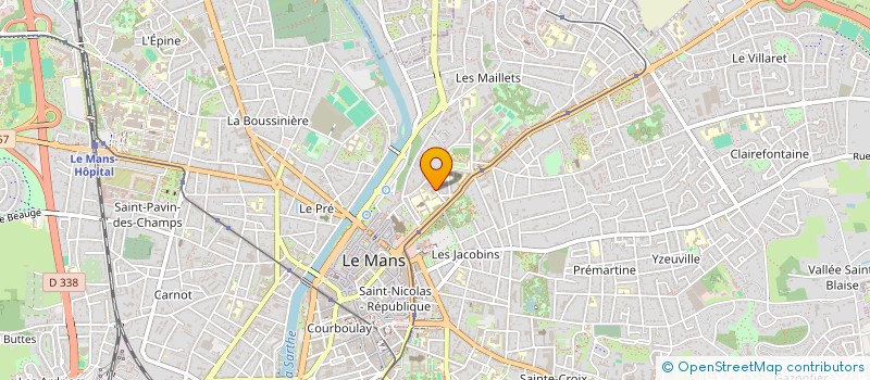 localisation de l'entreprise SCI DU BEAUREGARD à LE MANS