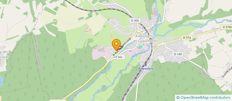 localisation de l'entreprise SCI DU BEAUSSET  AILLEVILLERS-ET-LYAUMONT