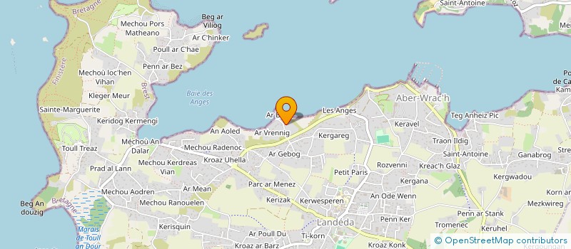 localisation de l'entreprise SCI DU BEC  LANDEDA