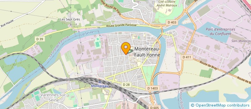 localisation de l'entreprise SCI DU BEC DE L AIGLE à MONTEREAU-FAULT-YONNE