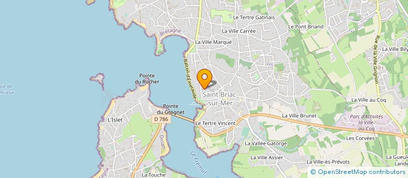 localisation de l'entreprise SCI DU BECHET  SAINT-BRIAC-SUR-MER