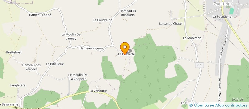 localisation de l'entreprise SCI DU BECK à BRICQUEBEC-EN-COTENTIN