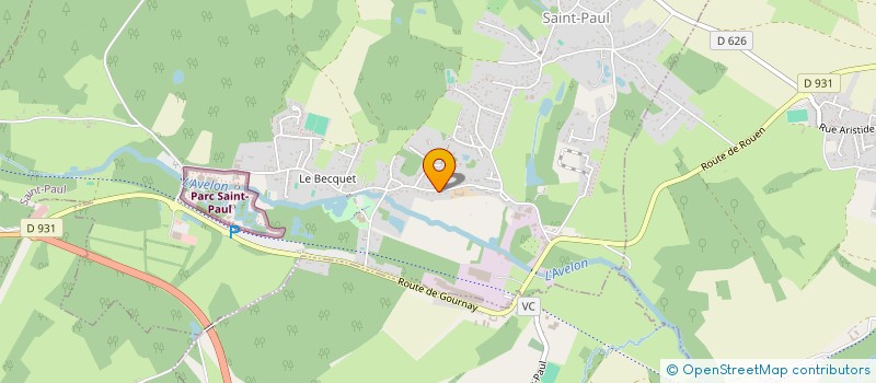 localisation de l'entreprise SCI DU BECQUET à SAINT-PAUL