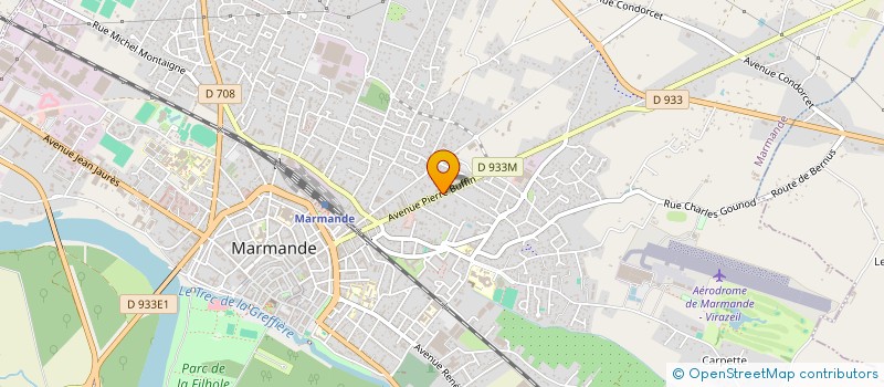 localisation de l'entreprise SCI DU BEDAT  MARMANDE