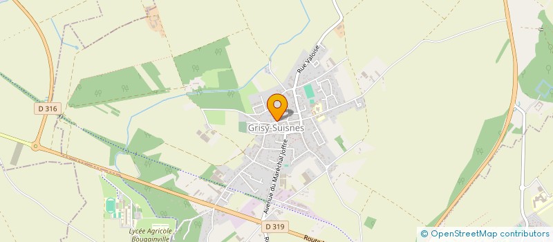 localisation de l'entreprise SCI DU BEFFROI  GRISY-SUISNES