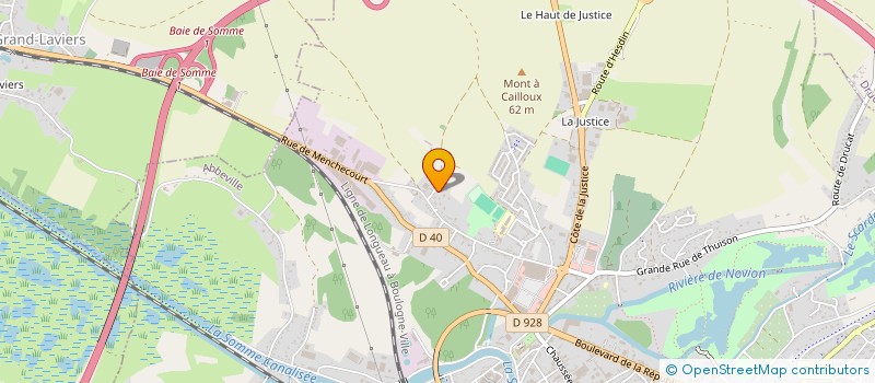 localisation de l'entreprise SCI DU BEFFROI à ABBEVILLE